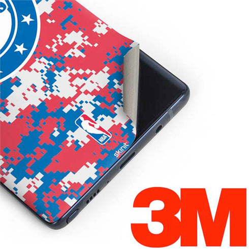 NBA Philadelphia 76ers Red Digi Camo Galaxy Note 9 Skin
