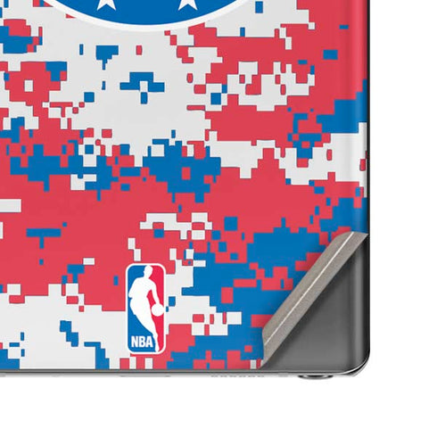 NBA Philadelphia 76ers Red Digi Camo Galaxy Note20 5G Skin