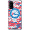 NBA Philadelphia 76ers Red Digi Camo Galaxy S20 FE Clear Case