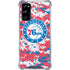 NBA Philadelphia 76ers Red Digi Camo Galaxy S20 FE Clear Case