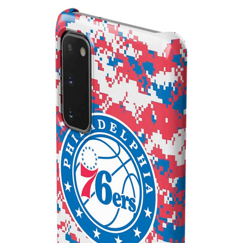 NBA Philadelphia 76ers Red Digi Camo Galaxy S20 Lite Case