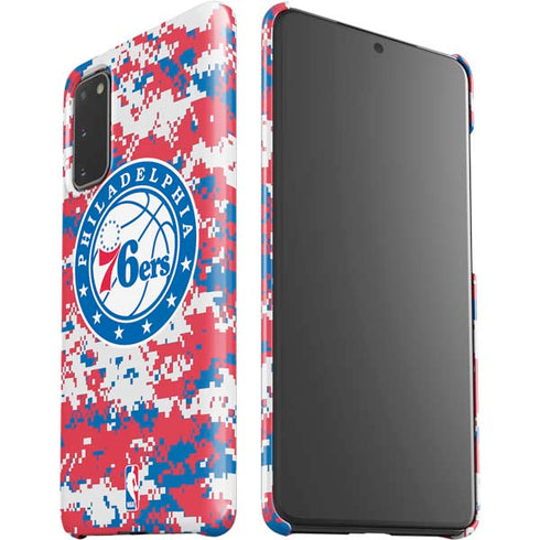 NBA Philadelphia 76ers Red Digi Camo Galaxy S20 Lite Case