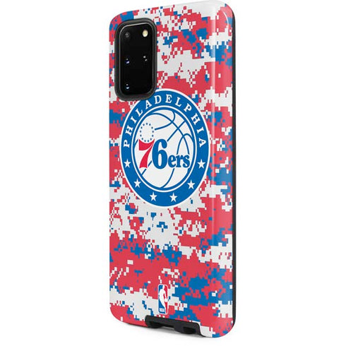 NBA Philadelphia 76ers Red Digi Camo Galaxy S20 Plus Pro Case