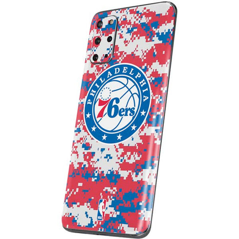 NBA Philadelphia 76ers Red Digi Camo Galaxy S20 Plus Skin