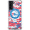 NBA Philadelphia 76ers Red Digi Camo Galaxy S21 5G Clear Case