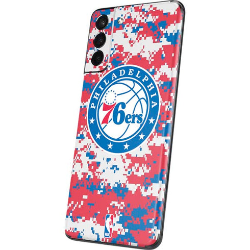 NBA Philadelphia 76ers Red Digi Camo Galaxy S21 5G Skin