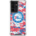 NBA Philadelphia 76ers Red Digi Camo Galaxy S21 Ultra 5G Clear Case