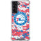 NBA Philadelphia 76ers Red Digi Camo Galaxy S22 Clear Case