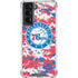 NBA Philadelphia 76ers Red Digi Camo Galaxy S22 Clear Case