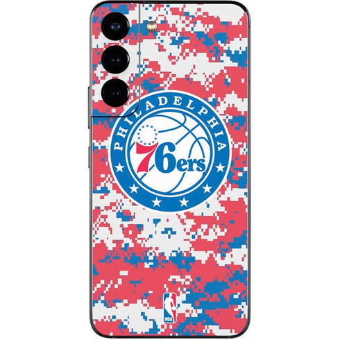 NBA Philadelphia 76ers Red Digi Camo Galaxy S22 Skin