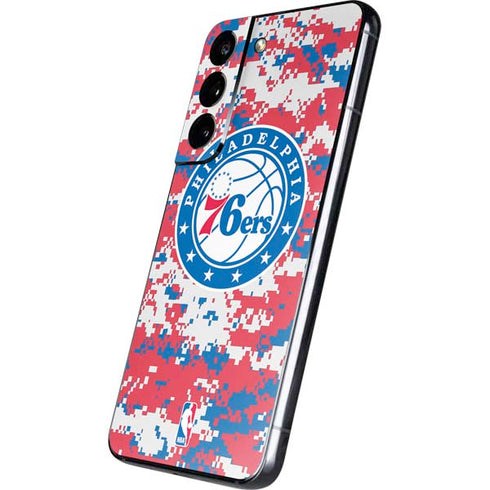 NBA Philadelphia 76ers Red Digi Camo Galaxy S22 Skin