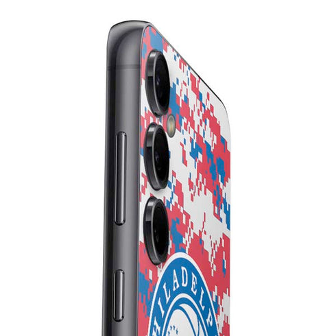 NBA Philadelphia 76ers Red Digi Camo Galaxy S23 FE Skin