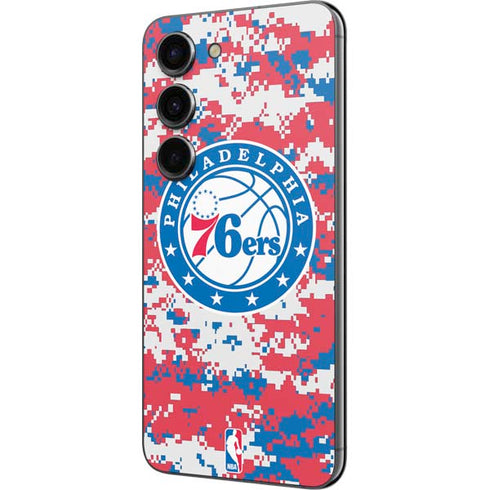 NBA Philadelphia 76ers Red Digi Camo Galaxy S23 Skin