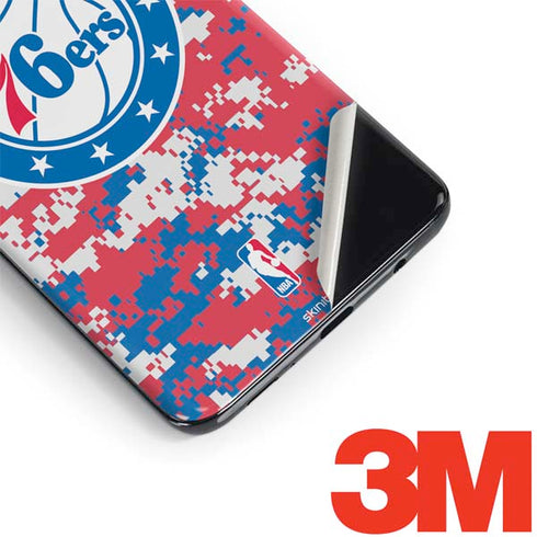 NBA Philadelphia 76ers Red Digi Camo Galaxy S9 Plus Skin