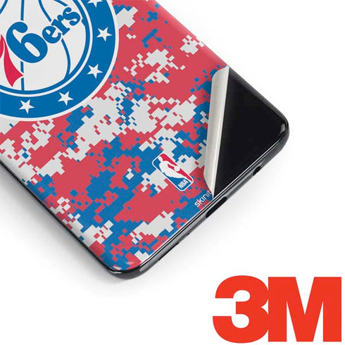 NBA Philadelphia 76ers Red Digi Camo Galaxy S9 Skin