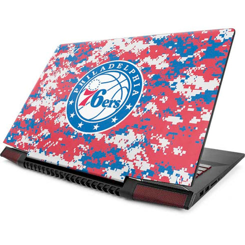 NBA Philadelphia 76ers Red Digi Camo Lenovo IdeaPad Skin