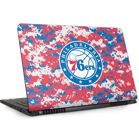 NBA Philadelphia 76ers Red Digi Camo Dell Inspiron Skin