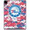 NBA Philadelphia 76ers Red Digi Camo iPad Pro 12.9in (2020) Clear Case