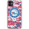 NBA Philadelphia 76ers Red Digi Camo iPhone 11 Clear Case