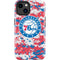 NBA Philadelphia 76ers Red Digi Camo iPhone 14 Plus Impact Case
