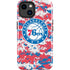 NBA Philadelphia 76ers Red Digi Camo iPhone 15 Plus Impact Case