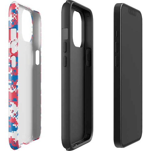 NBA Philadelphia 76ers Red Digi Camo iPhone 14 Plus Impact Case