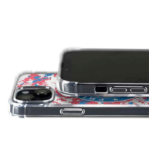 NBA Philadelphia 76ers Red Digi Camo iPhone 15 MagSafe Case