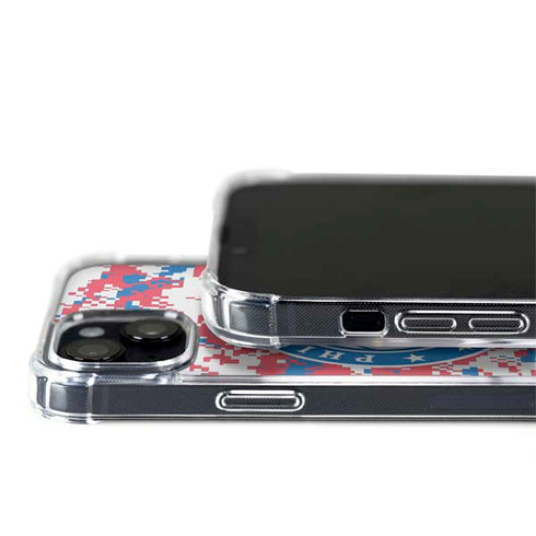 NBA Philadelphia 76ers Red Digi Camo iPhone 15 Plus MagSafe Case