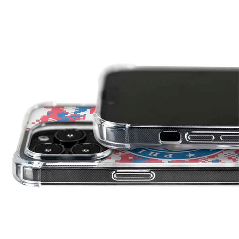 NBA Philadelphia 76ers Red Digi Camo iPhone 15 Pro Max MagSafe Case
