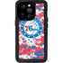 NBA Philadelphia 76ers Red Digi Camo iPhone 14 Pro Waterproof Case