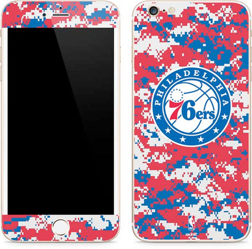 NBA Philadelphia 76ers Red Digi Camo iPhone 6/6s Plus Skin