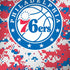 NBA Philadelphia 76ers Red Digi Camo iPhone X Pro Case