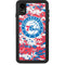 NBA Philadelphia 76ers Red Digi Camo iPhone XR Waterproof Case