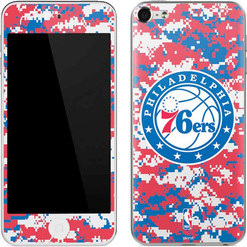 NBA Philadelphia 76ers Red Digi Camo Apple iPod Skin