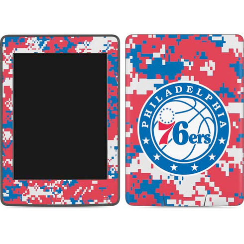NBA Philadelphia 76ers Red Digi Camo Amazon Kindle Skin