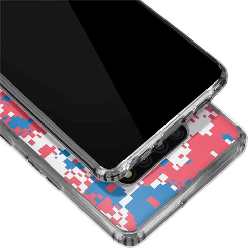 NBA Philadelphia 76ers Red Digi Camo LG Stylo 6 Clear Case