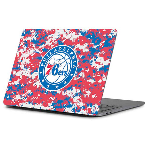 NBA Philadelphia 76ers Red Digi Camo Apple MacBook Pro 13-inch Skin