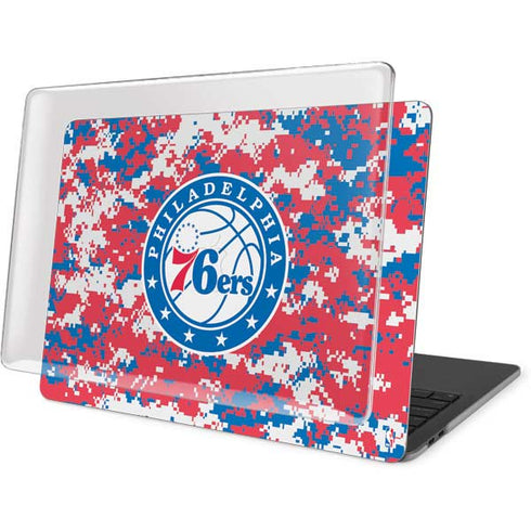 NBA Philadelphia 76ers Red Digi Camo MacBook Pro 16in (2019-20) Case plus Skin