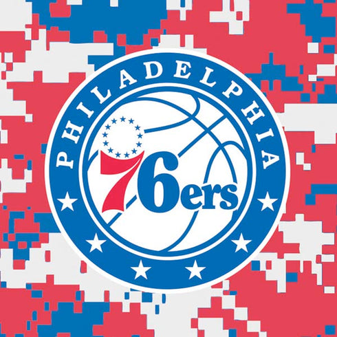 NBA Philadelphia 76ers Red Digi Camo Moto E5 Play Skin