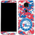 NBA Philadelphia 76ers Red Digi Camo Moto E5 Plus Skin