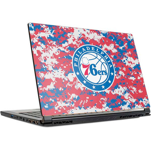 NBA Philadelphia 76ers Red Digi Camo MSI GS65 Stealth Laptop Skin