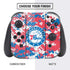 NBA Philadelphia 76ers Red Digi Camo Nintendo Switch Bundle Skin