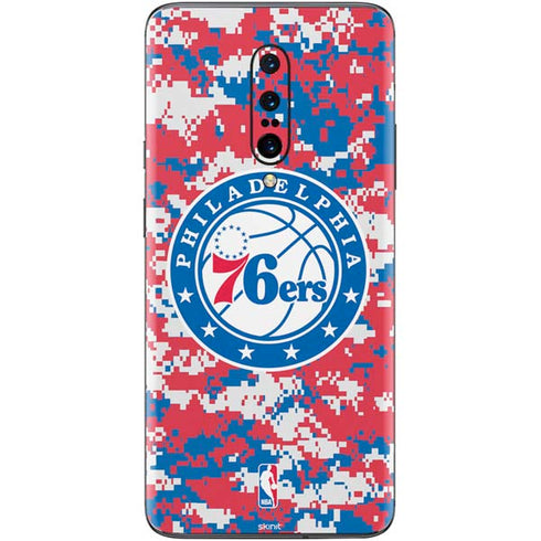 NBA Philadelphia 76ers Red Digi Camo OnePlus 7 Pro Skin