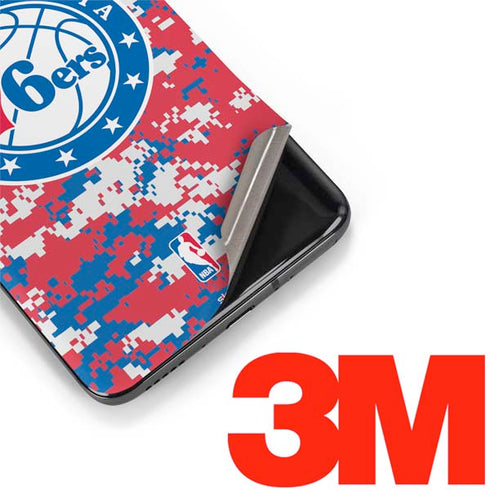 NBA Philadelphia 76ers Red Digi Camo OnePlus 7 Pro Skin