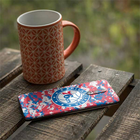 NBA Philadelphia 76ers Red Digi Camo OnePlus 7 Pro Skin