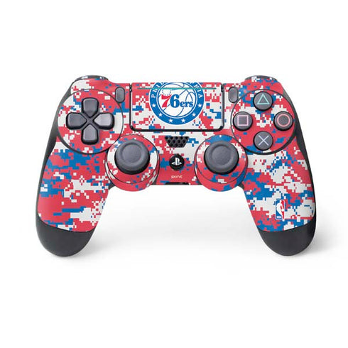 NBA Philadelphia 76ers Red Digi Camo PS4 Pro/Slim Controller Skin