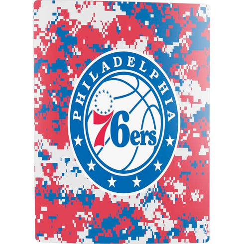 NBA Philadelphia 76ers Red Digi Camo PS5 Digital Edition Bundle Skin