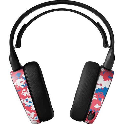 NBA Philadelphia 76ers Red Digi Camo SteelSeries Arctis 3 Skin