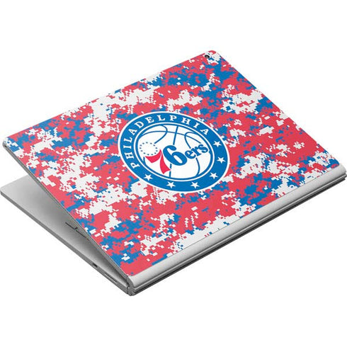 NBA Philadelphia 76ers Red Digi Camo Surface Book Skin