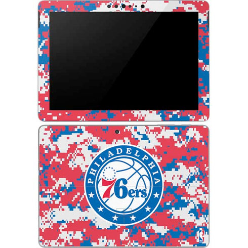 NBA Philadelphia 76ers Red Digi Camo Surface Go Skin